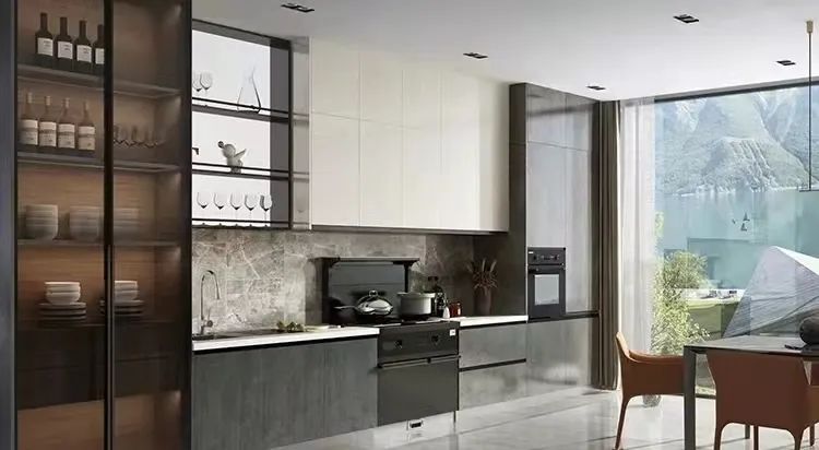 通透个性的现代简约厨房,帅丰集成灶也能轻松驾驭 通透个性的现代简约厨房,帅丰集成灶也能轻松驾驭