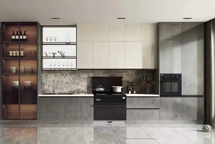 通透个性的现代简约厨房,帅丰集成灶也能轻松驾驭 通透个性的现代简约厨房,帅丰集成灶也能轻松驾驭