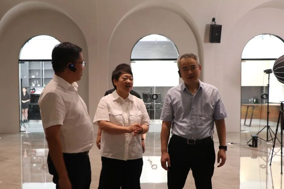 浙江省统计局一行莅临集成灶品牌帅丰电器参观调研！