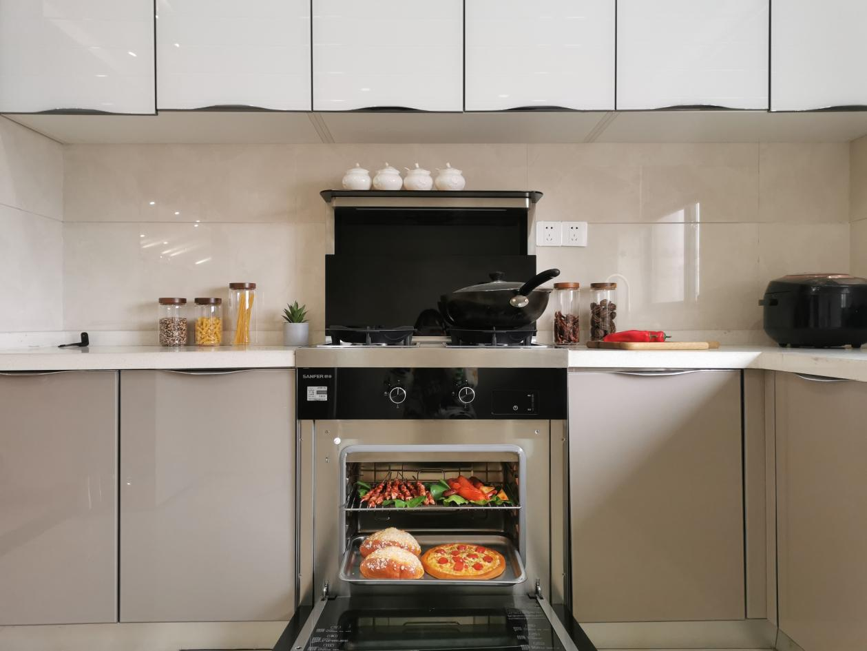 小厨房改造必选的品牌集成灶，超小机身样样精通