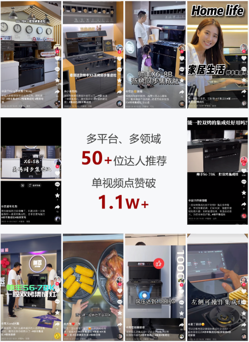 50+位达人合力推荐！帅丰集成灶引领潮流风向标