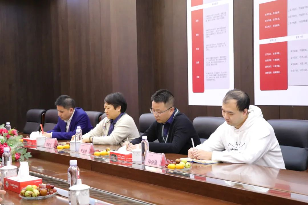 天猫优品理想厨房王雁北一行莅临集成灶品牌帅丰电器参观调研！