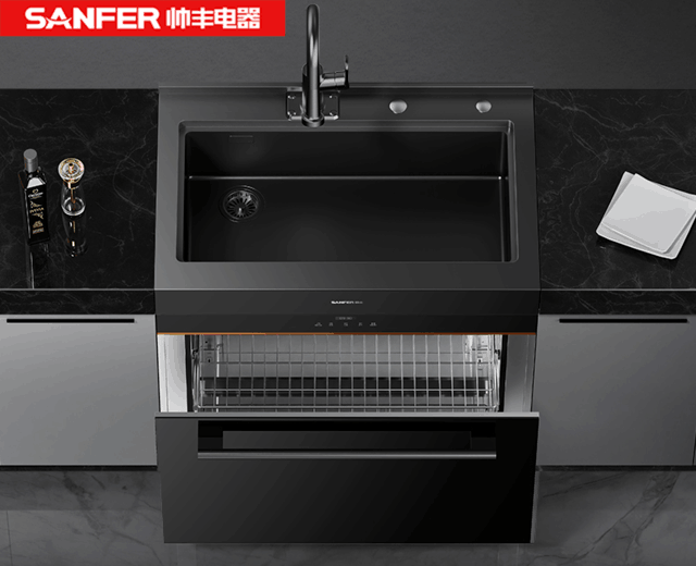 拿什么拯救厨房脏乱差，帅丰集成灶+集成水槽满足所有需求