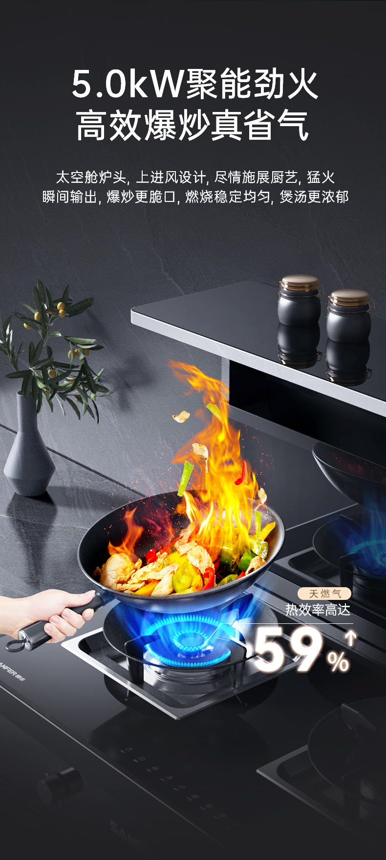 帅丰T1消毒柜款集成灶