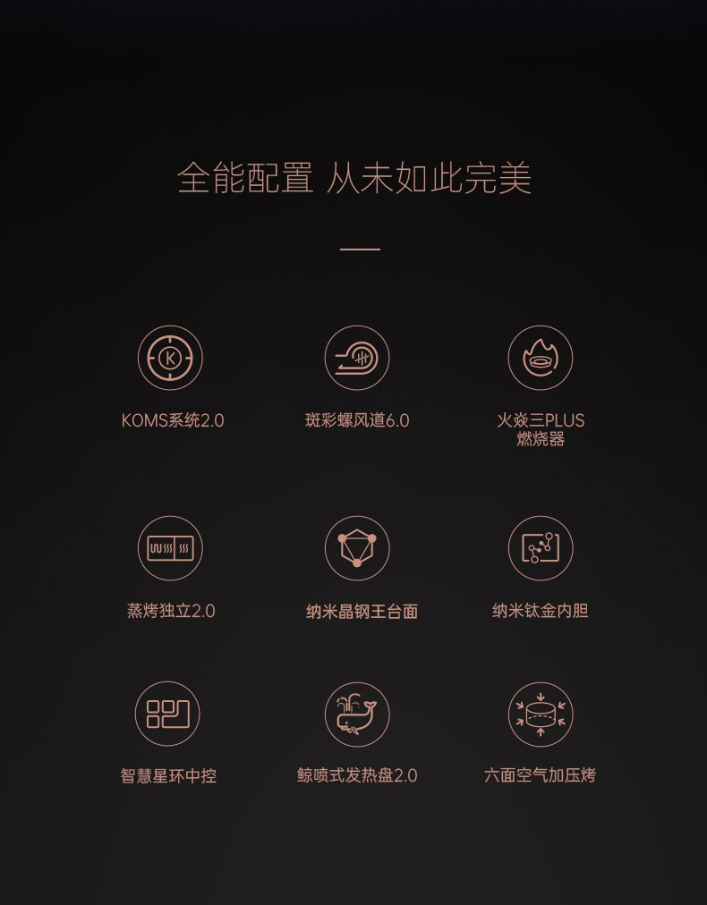 帅丰星辰X1双子星蒸烤独立(90S)集成灶