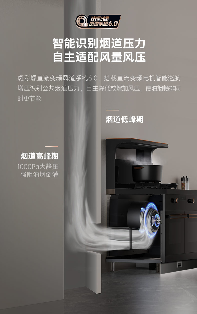 帅丰星辰X1双子星蒸烤独立(90S)集成灶