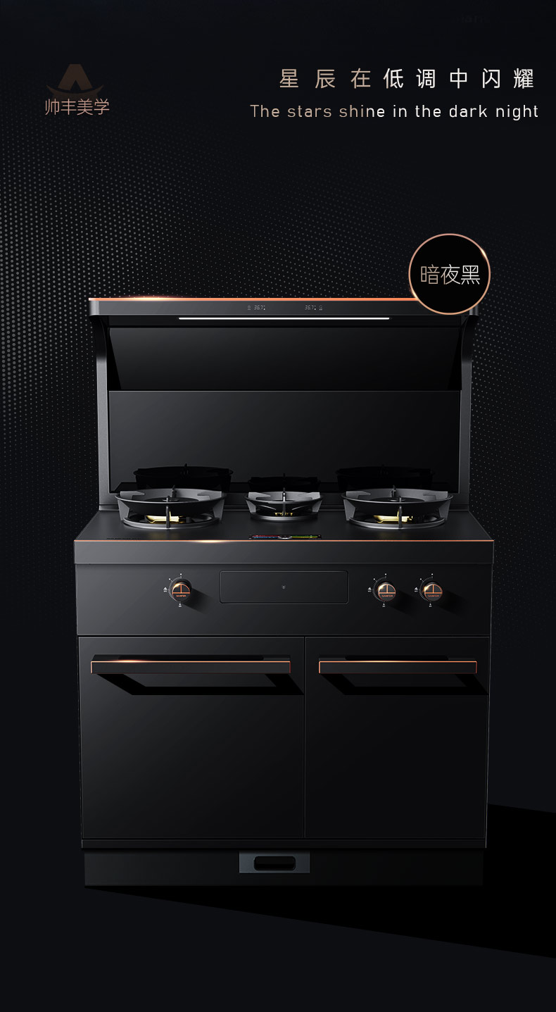 帅丰星辰X1双子星蒸烤独立(90Pro)集成灶