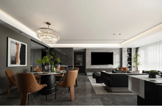 帅丰全屋高定 | 129㎡现代灰色系，尽显优雅高级品味