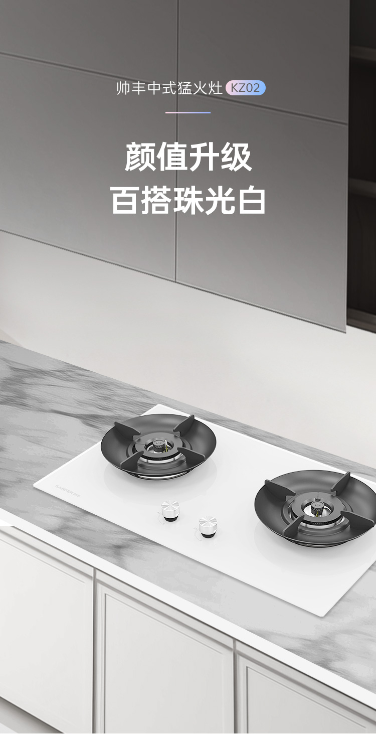 帅丰KZ02智能猛火灶烟机灶具