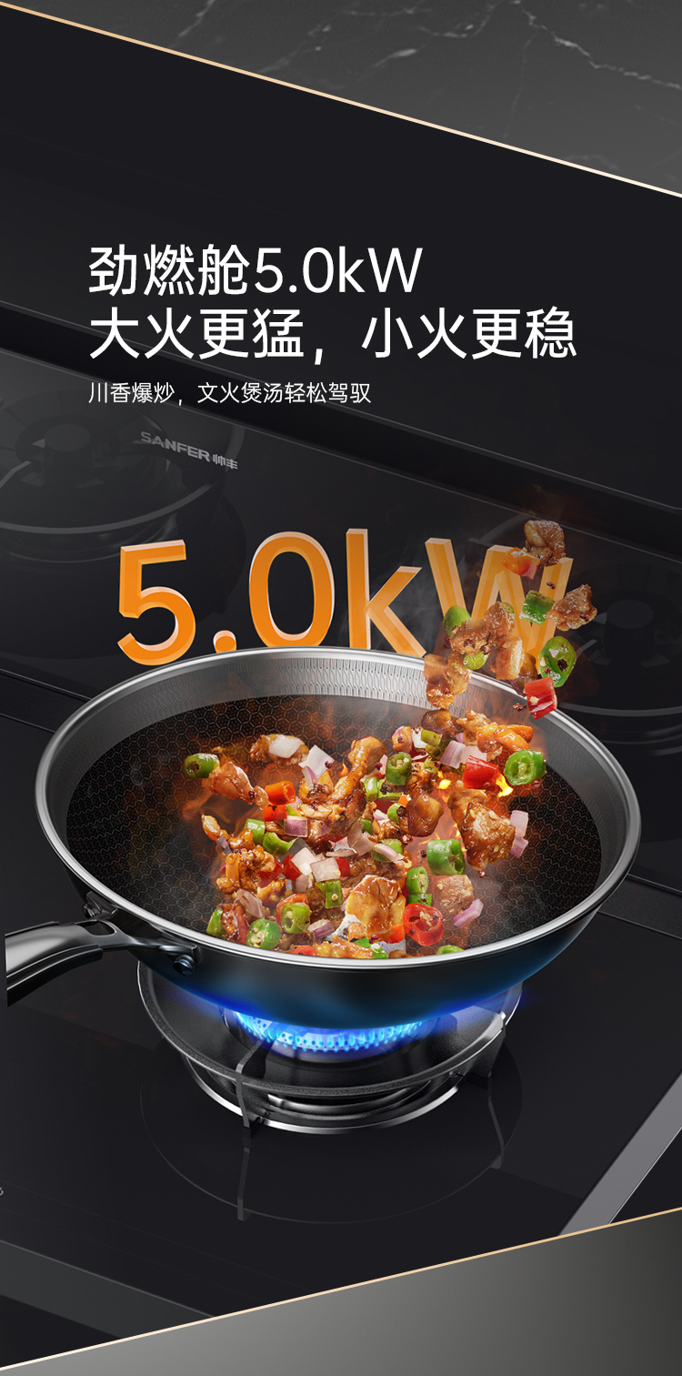 帅丰理想L1储物柜款集成灶