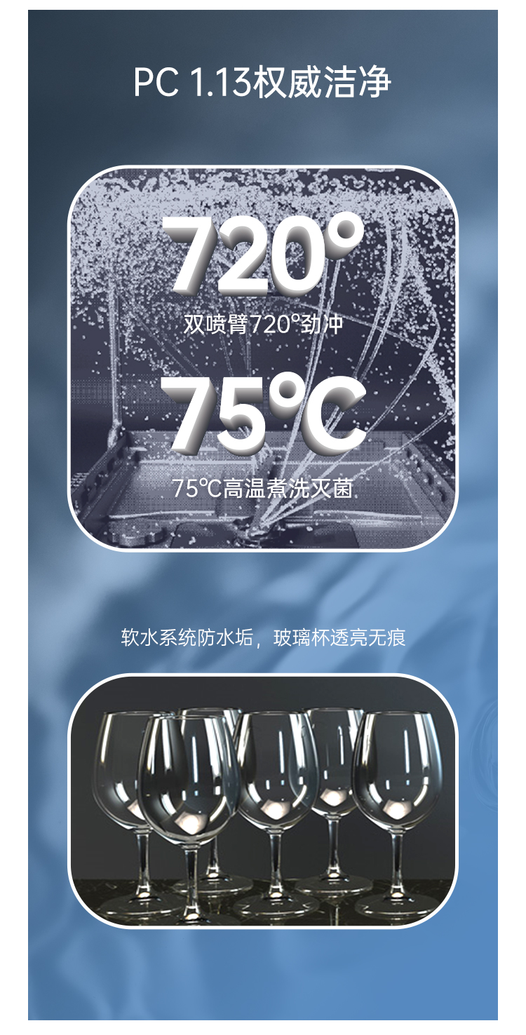 帅丰W55集成洗碗机