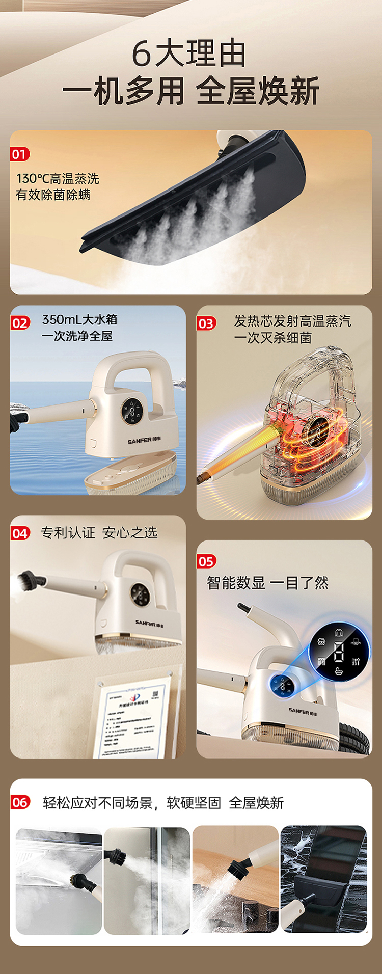 帅丰高温蒸汽清洁机