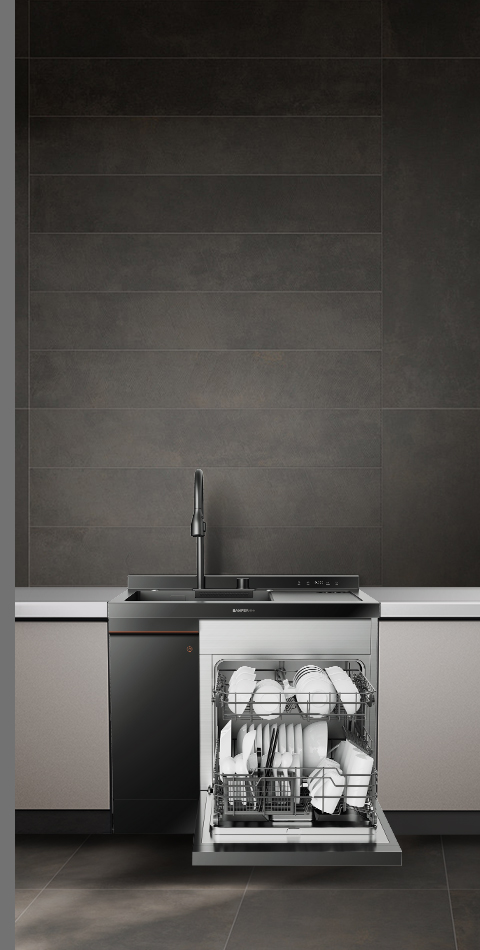 洗碗机集成水槽