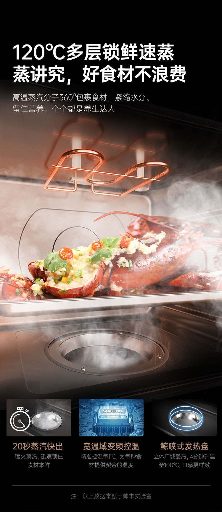 帅丰S3蒸烤独立集成灶