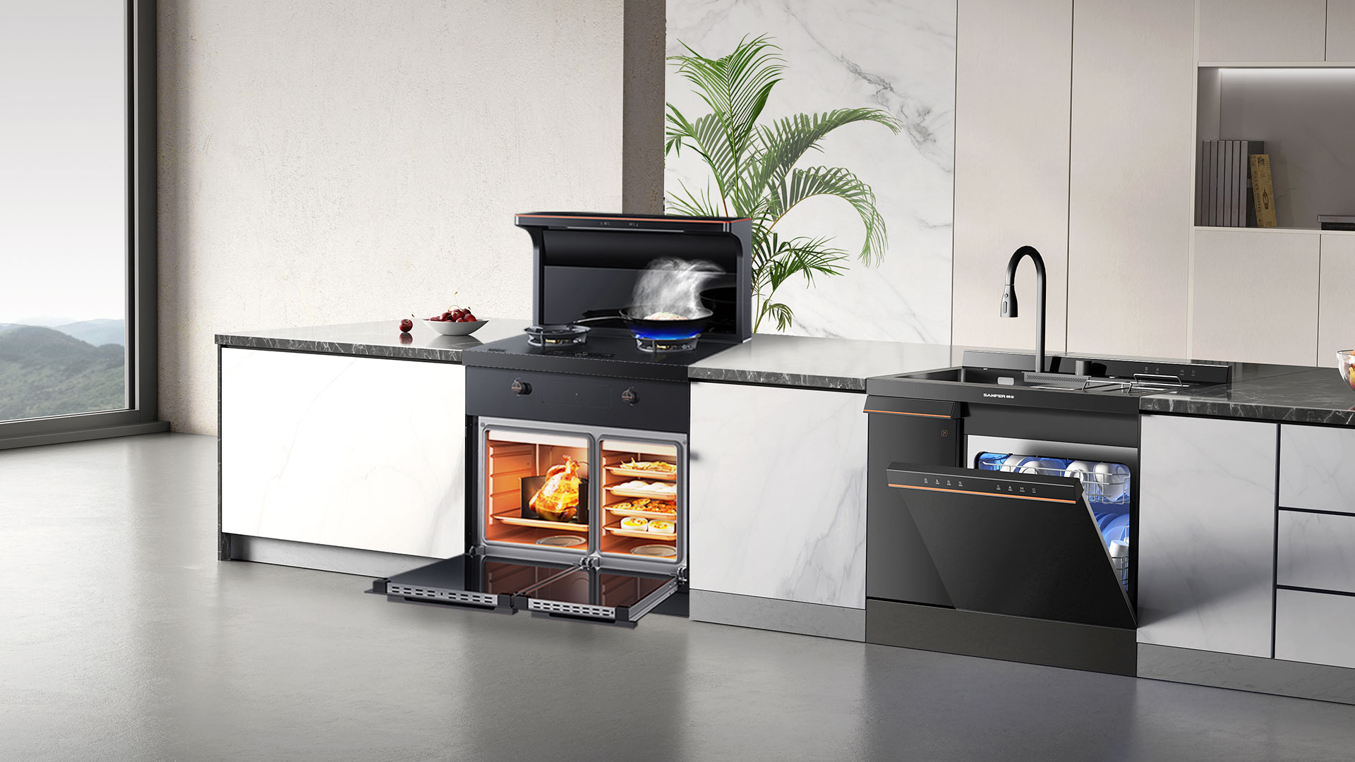 集成灶品牌帅丰套系化厨电，在家也要好好保护自己