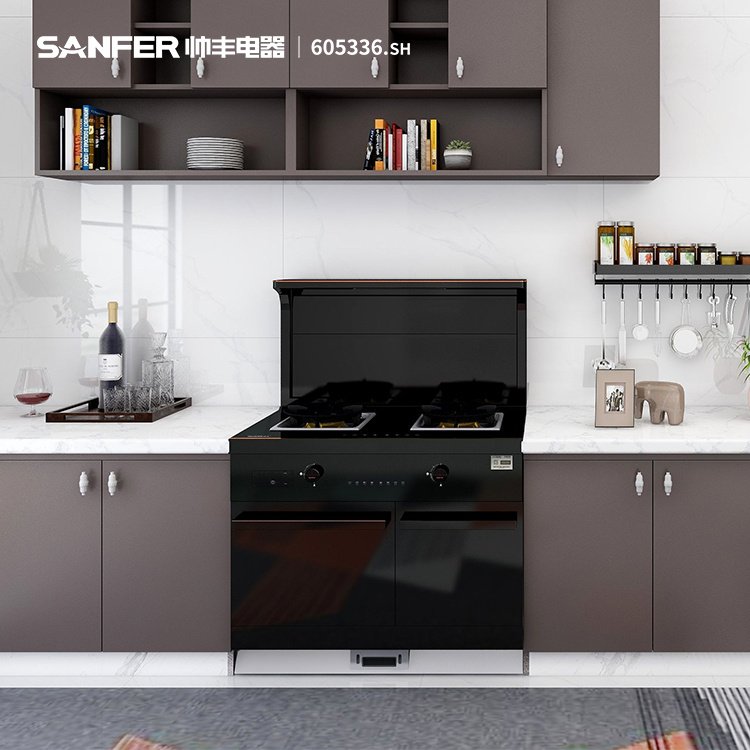 新房开放式厨房装修，高性价比集成灶10大品牌选购指南“她”来了