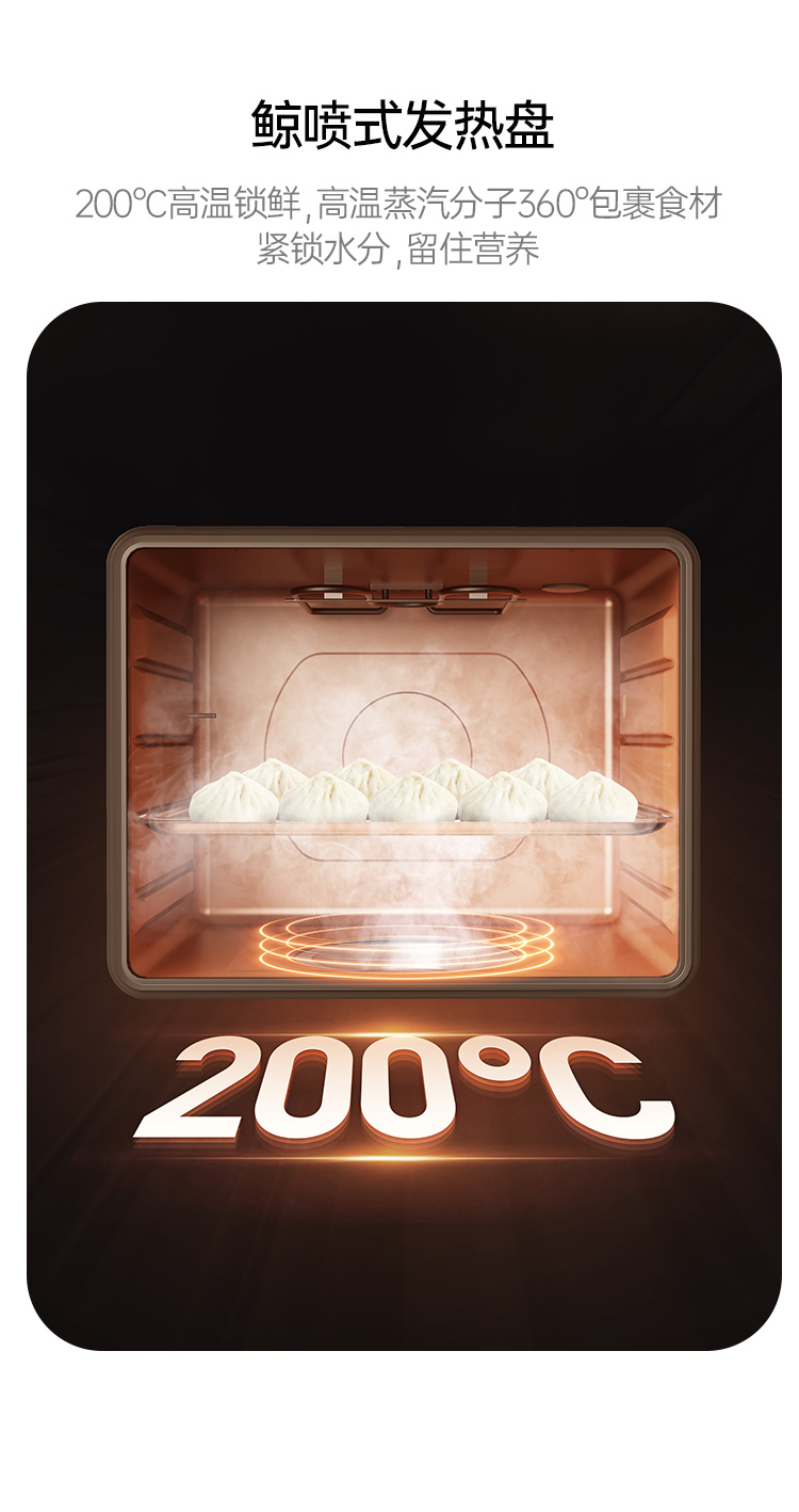 帅丰驻立式蒸烤一体箱集成烹饪中心