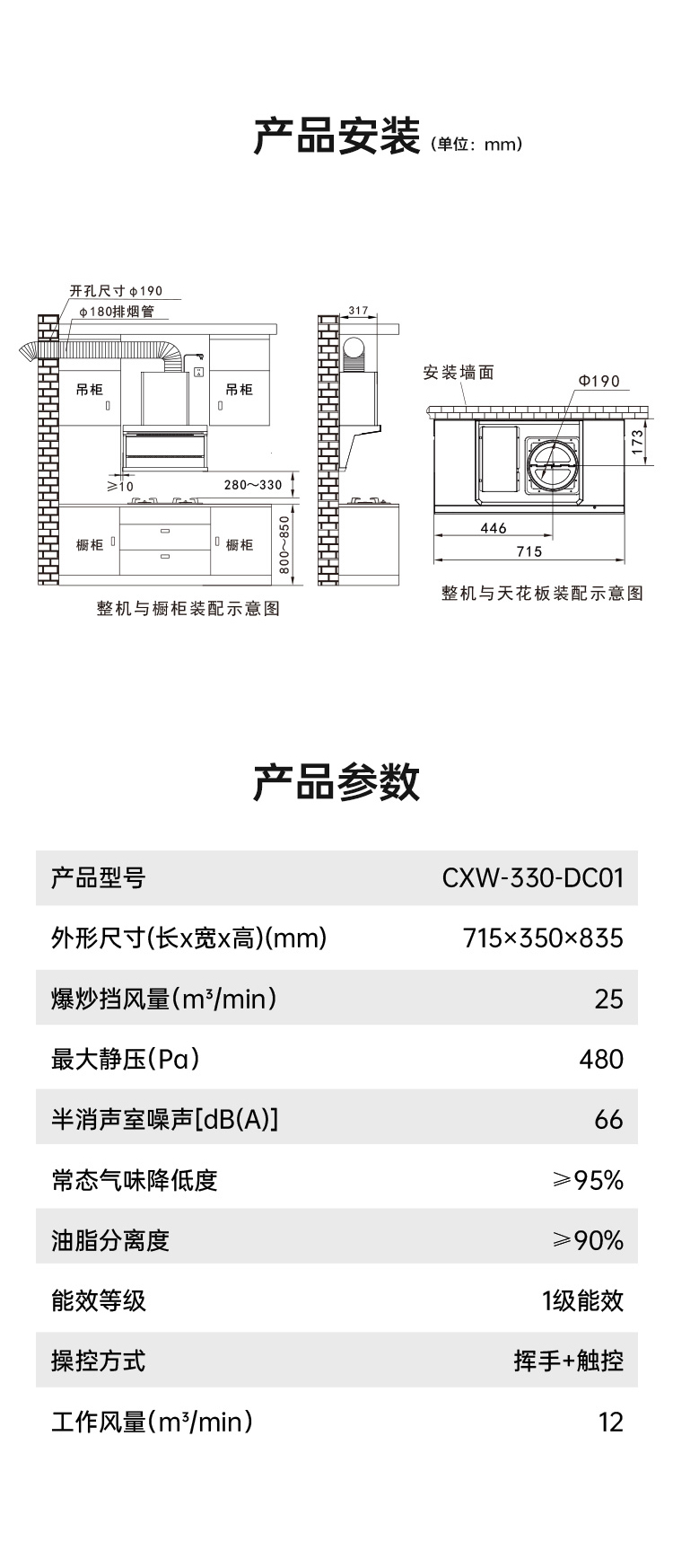 帅丰DC01上排烟机烟机灶具
