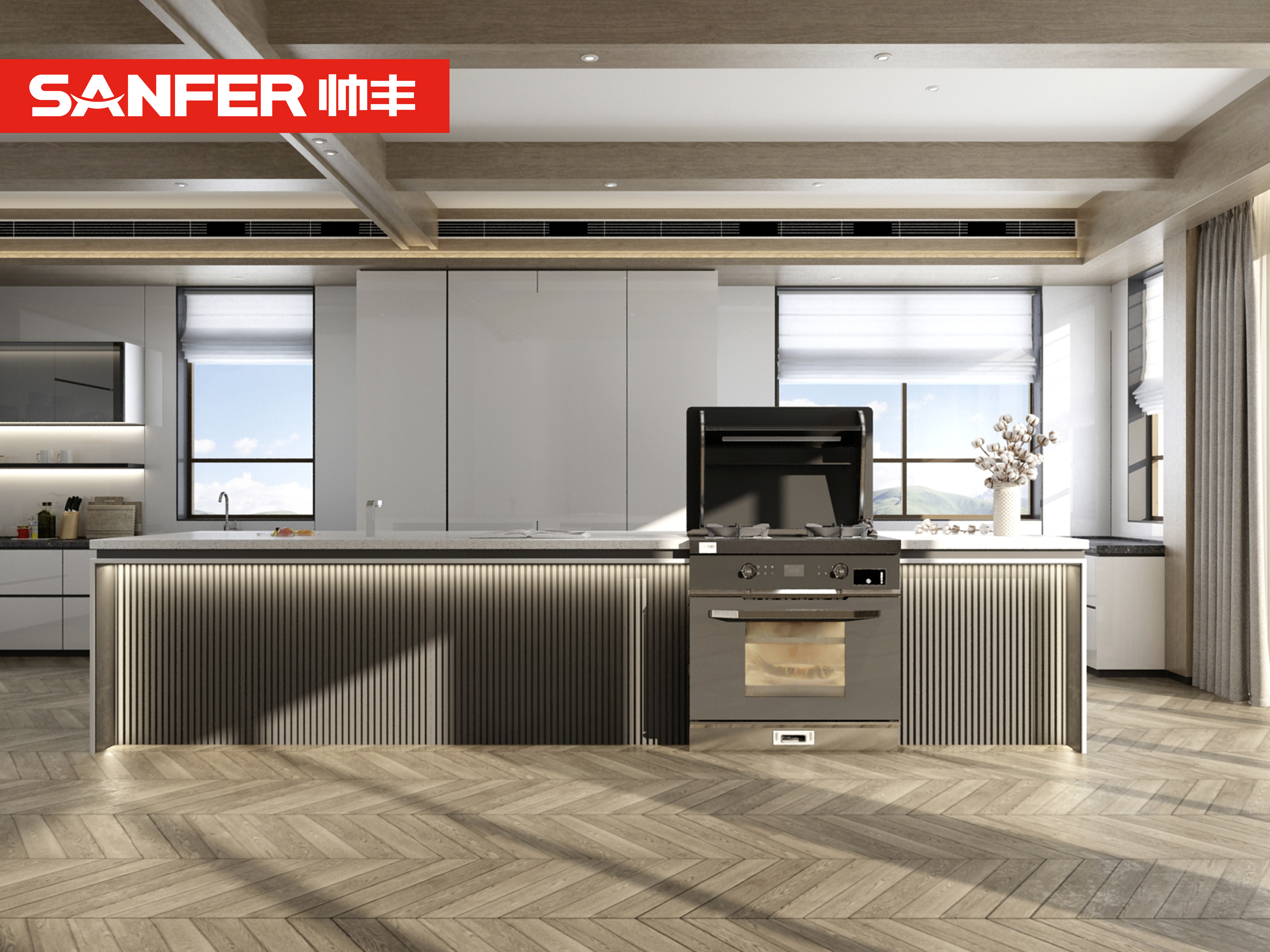 开放式厨房必须要装集成灶，因为这两点