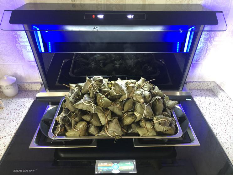 端午节快到了！今天帅丰电器就来挑战一下，煮100个粽子需要多久？