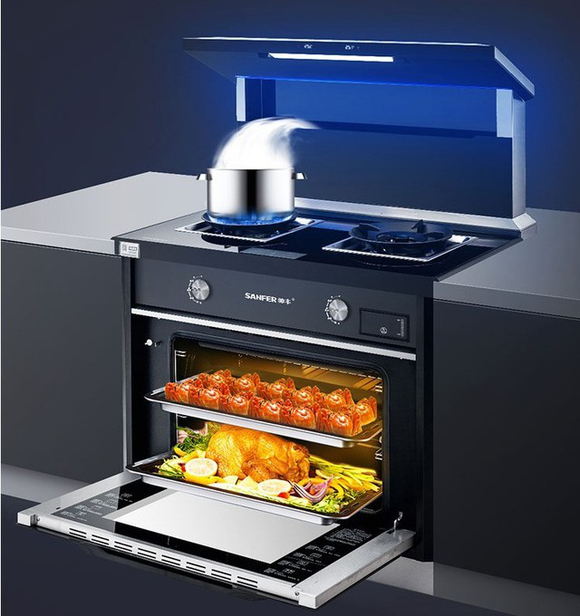 智慧让烹饪更简单 帅丰S65蒸烤一体集成灶 智慧让烹饪更简单 帅丰S65蒸烤一体集成灶